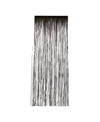 Folie deurgordijn zwart 244 x 91 cm