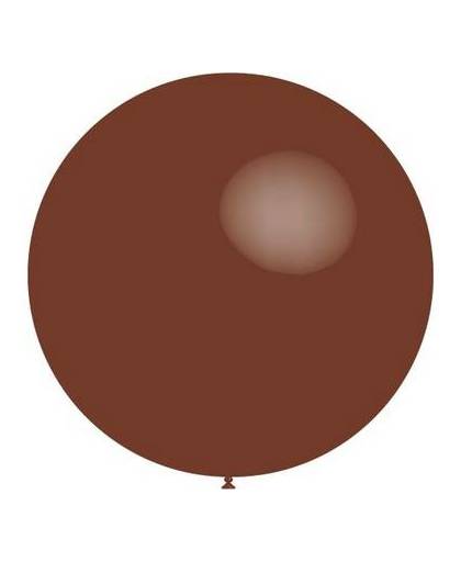 Chocolade bruine reuze ballon xl 91cm