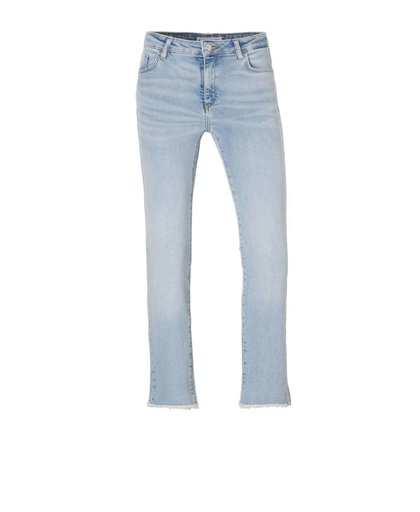 cropped straight fit jeans