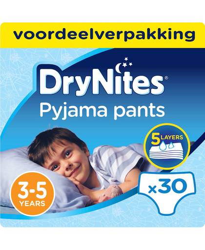 DryNites® jongens 3-5 jaar - voordeelverpakking - 30 luierbroekjes