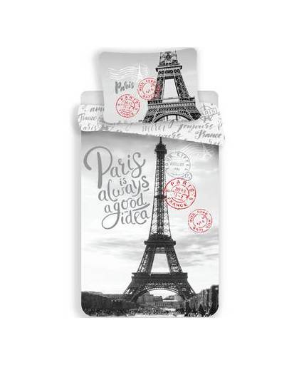 Paris good idea - dekbedovertrek - eenpersoons - 140 x 200 cm