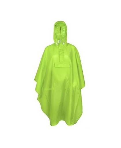 Fastrider poncho basic lime one size