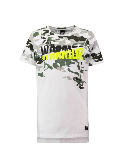 T-shirt met camouflageprint