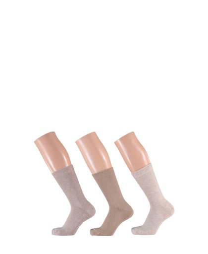 basic sokken biologisch katoen (3 paar)