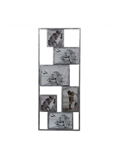 Mica Decorations wandrek fotolijst - zilver - 25 x 61 cm