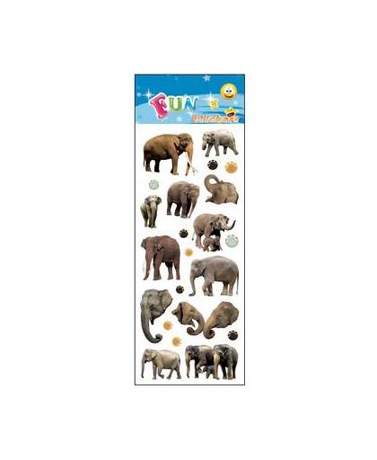 Stickervel olifanten