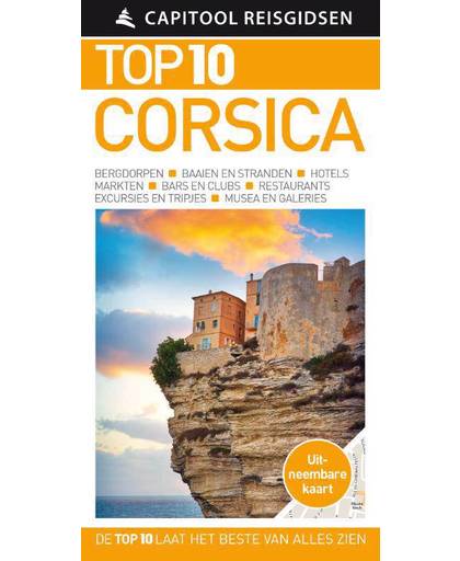 Capitool Top 10 Corsica + uitneembare kaart - Capitool
