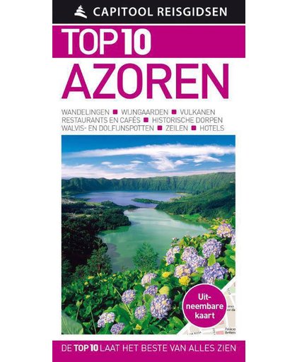 Capitool Top 10 Azoren + uitneembare kaart - Capitool
