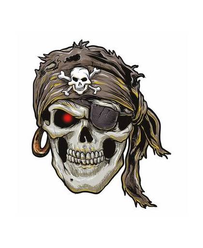 Plak tattoo piraten sticker xxl