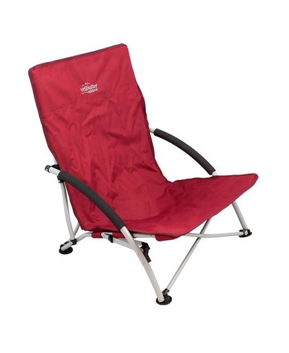 Beach campingstoel rood