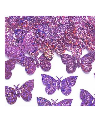 Tafelconfetti lavendel vlinder
