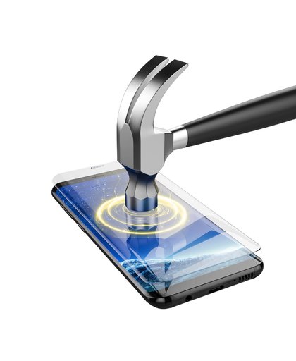 Samsung Galaxy S8 Edge to Edge Tempered Glass Screenprotector