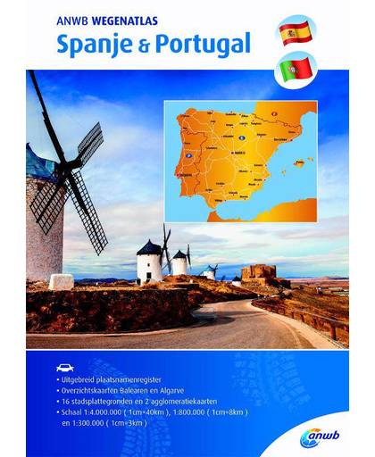 Wegenatlas Spanje/Portugal - ANWB