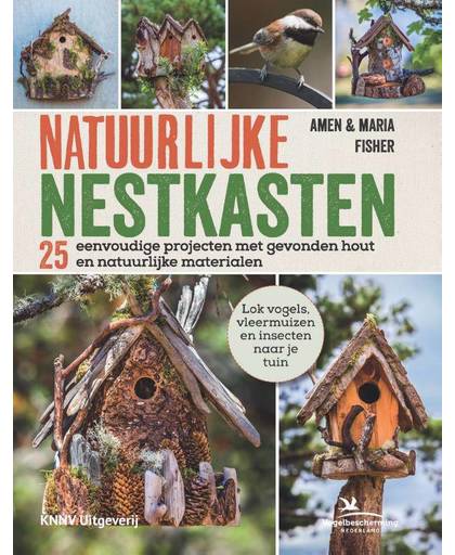 Natuurlijke nestkasten - tuinvogels, bijenhotel - Amen Fischer en Maria Fischer