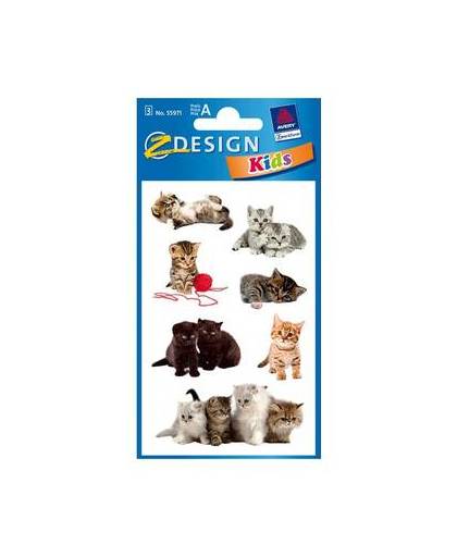 Kitten stickers 3 vellen