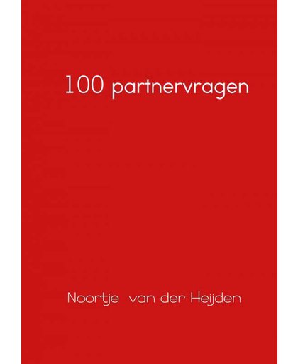 100 partnervragen - Noortje van der Heijden