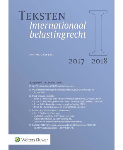 Teksten Internationaal belastingrecht 2017/2018 - C. van Raad