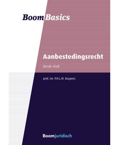 Boom Basics Aanbestedingsrecht - Pieter Kuypers
