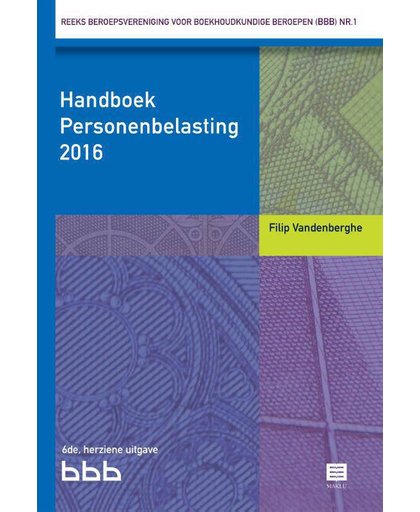 Handboek Personenbelasting 2017-Reeks BBB - Filip Vandenberghe