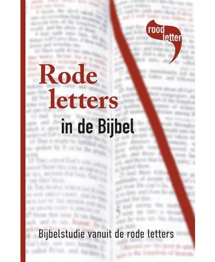 Rode letters in de Bijbel - Hendro Munsterman, Eugène Poppen, Erik Peels, e.a.