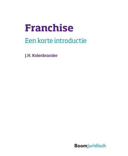 Korte introducties Franchise - J.H. Kolenbrander