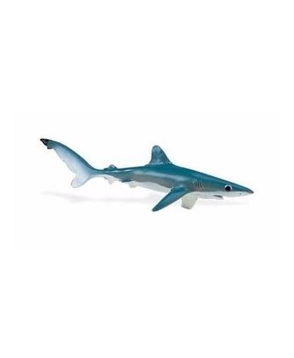 Plastic grote blauwe haai 18 cm