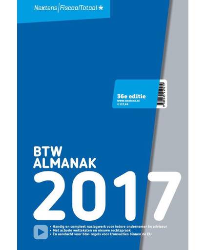Nextens BTW Almanak 2017 - M. Ameziane, J.A.M. van Blijswijk, N. van Duijn, e.a.