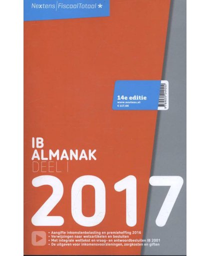 Nextens IB Almanak 2017 deel 1 - W. Buis, S. Stoffer en P.M.F. van Loon