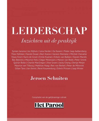 LEIDERSCHAP - Jeroen Schuiten