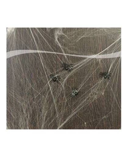 Decoratie spinnenweb 500 gram