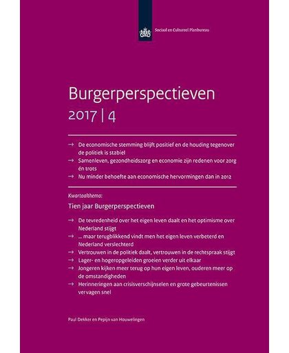 COB Burgerperspectieven 2017|4 - Paul Dekker en Pepijn van Houwelingen