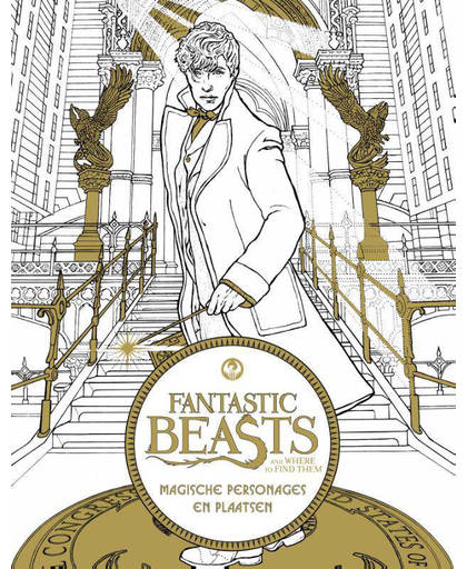 Fantastic Beasts and Where to Find Them: Magische personages en plaatsen - kleurboek