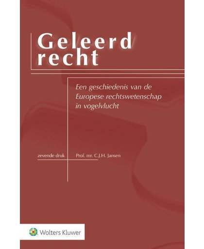 Geleerd Recht - G.C.J.J. van den Bergh