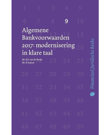 Algemene Bankvoorwaarden 2017: modernisering in klare taal - B.B. van der Burgh en B. Krijnen