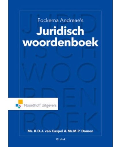 Fockema Andreae's juridisch woordenboek - R.D.J. Caspel van en M.P. Damen