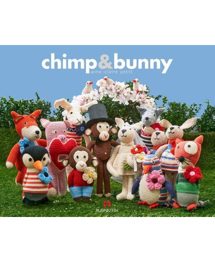 Chimp en Bunny, Anne-Claire Petit, Blokboek, luxe uitgave met stickers - Anne-Claire Petit