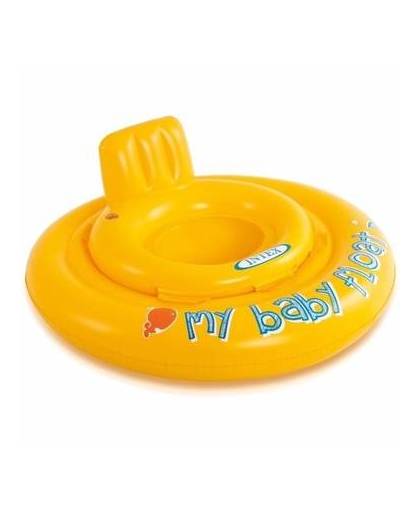 Opblaasbare baby float geel