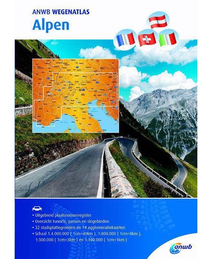 Wegenatlas Alpen - ANWB