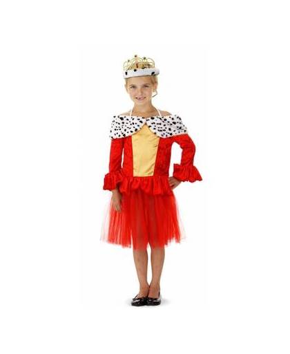 Koningin jurkje voor meisjes 3-5 jaar (s)