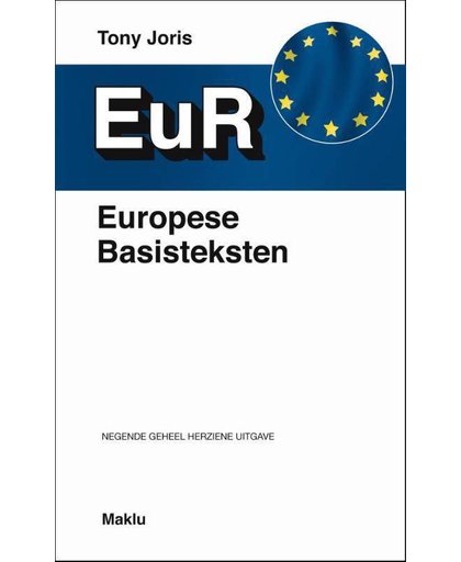 Europese Basisteksten (9e)-Reeks Maklu Wetboekpockets
