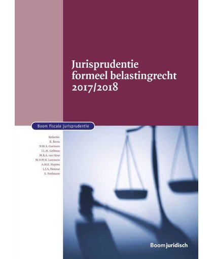 Jurisprudentie formeel belastingrecht 2017/2018 - Eric Poelmann