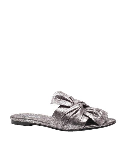metallic slippers