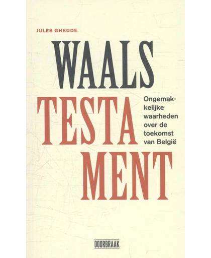 Waals testament - Jules Gheude