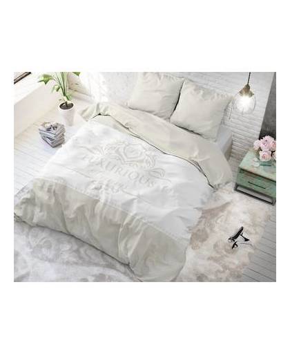 Sleeptime luxurious cream - dekbedovertrek: 2-persoons (200 cm)