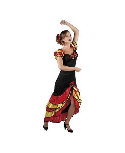 Flamenco jurk deluxe - maat / confectie: small-medium / 36-38