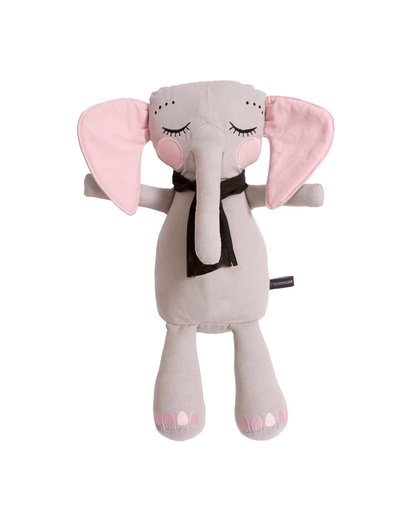 Elephant knuffelpop grijs