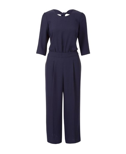 cropped jumpsuit donkerblauw