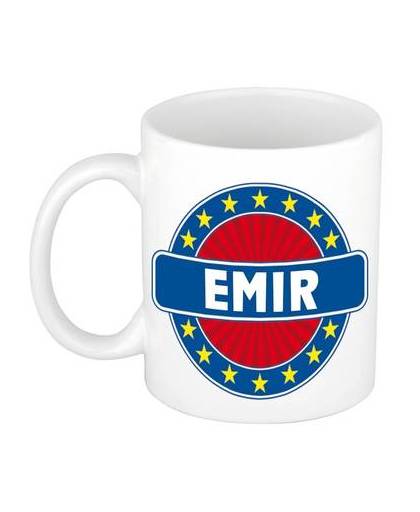 Emir naam koffie mok / beker 300 ml - namen mokken