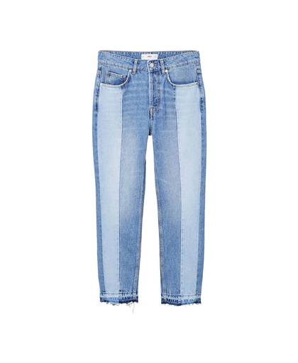 cropped hight waisted straight fit jeans