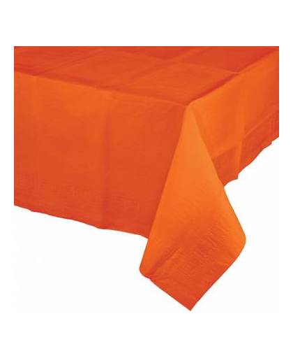 Oranje tafelkleed van papier